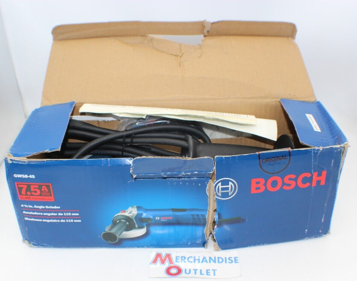 Bosch GWS845 7.5 Amp 41/2” Angle Grinder eBay