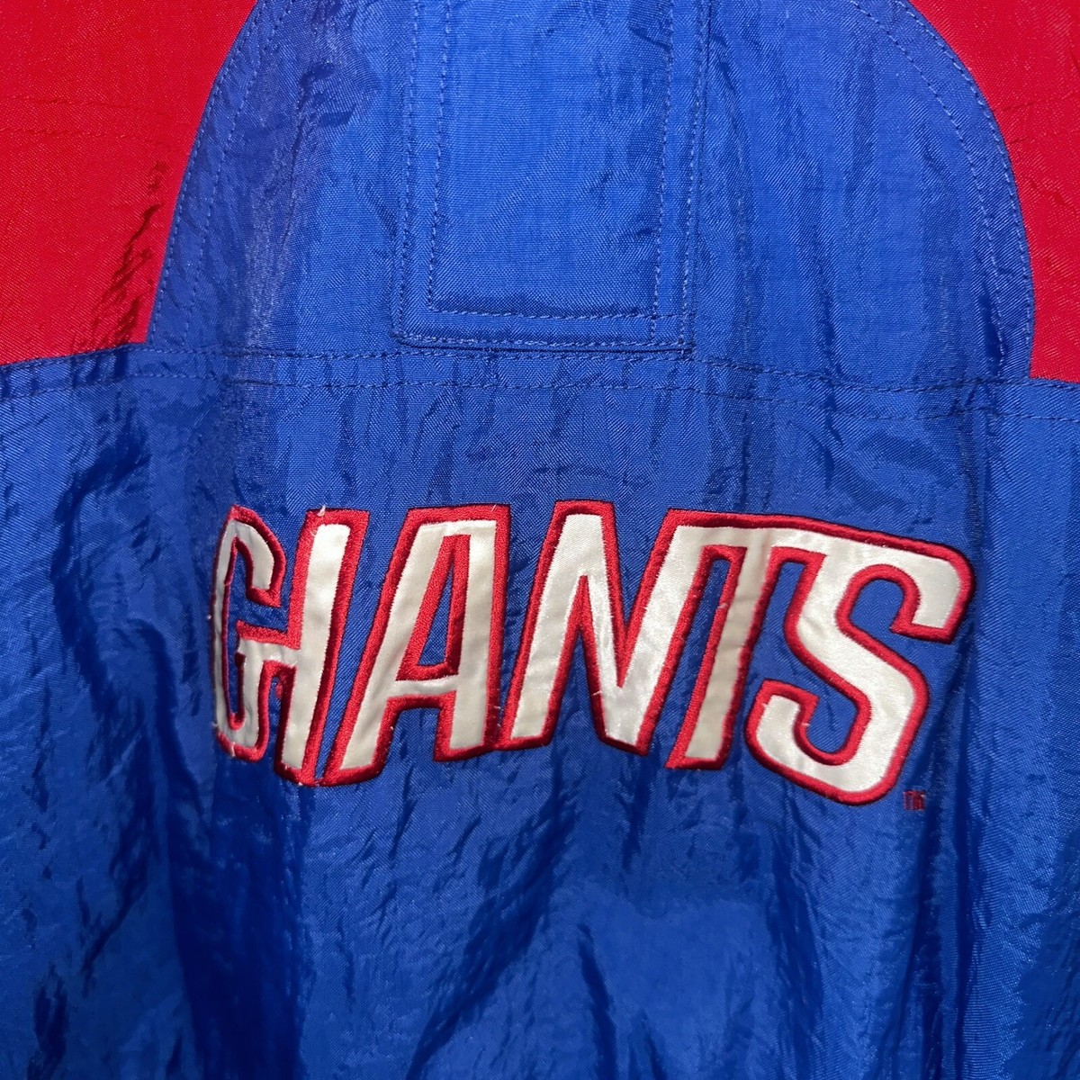 New York Giants Starter ジャケット Lサイズ 1980s New York Giants Starter Satin Varsity Jacket - 9/10
