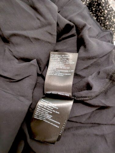 Ba&sh Chiffon Kleid Gr. 0 | FR 34 Seide 100% schwarz gepunktet silk dress Soie - Bild 8 von 8
