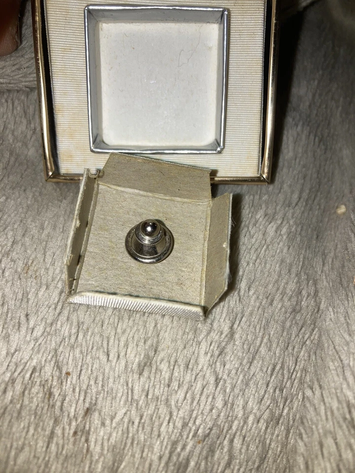 Vintage SWANK Horse Head Tie Tack Silver Tone, All Original - Image 3 of 4