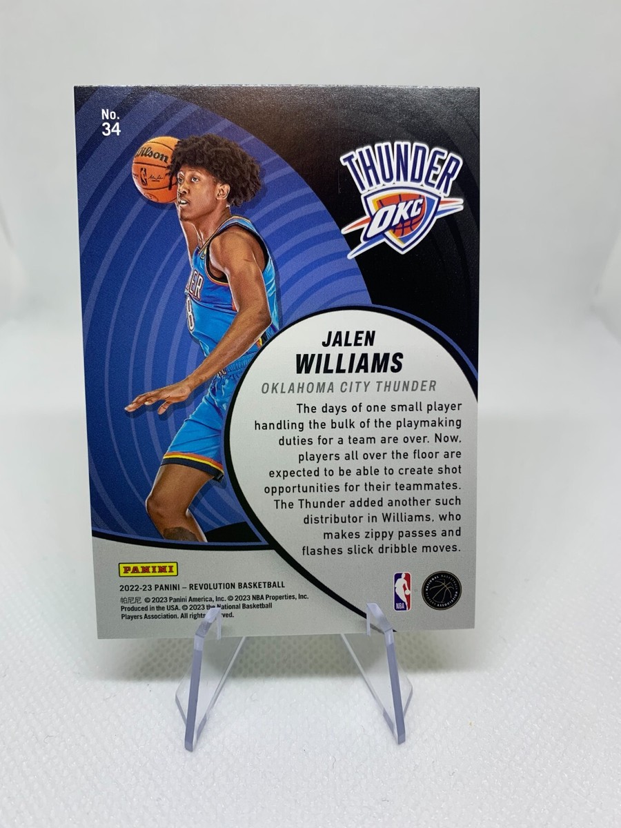 2022-23 Panini Revolution - Vortex Fractal #34 Jalen Williams (RC