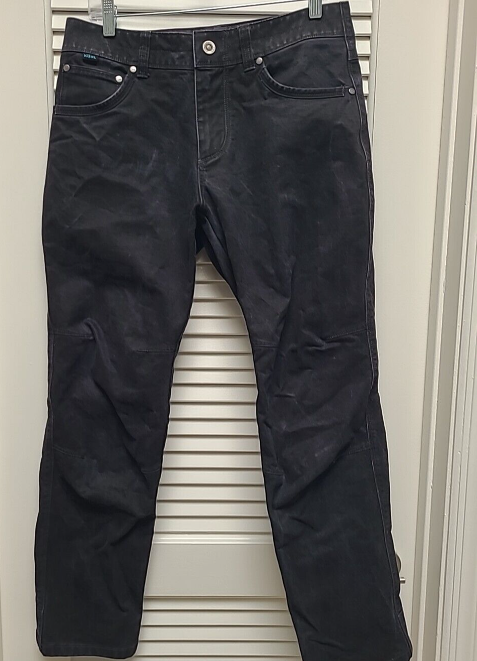 Kuhl Pants Mens 32 Black Free Rebel Patina Workwear Utility Outdoor Work 32x30