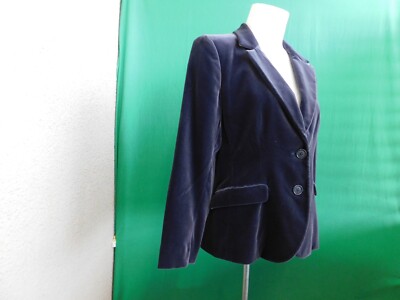 ''Etro Milano Made in Italy''Damen Samt Blazer gr.D38.Dunkelgrau.gefüttert.