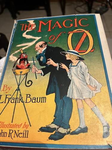 "The Magic of Oz" L Frank Baum 1940’s HB Reilly & Lee with RARE DUST JACKET Nice - Picture 2 of 12