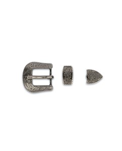 belt buckle sets silver