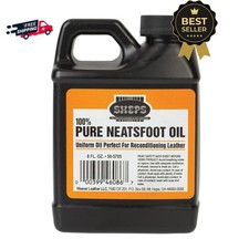 Sheps Pure Neatsfoot Oil, 8 oz, Neutral, Premium Leather Reconditioner.....