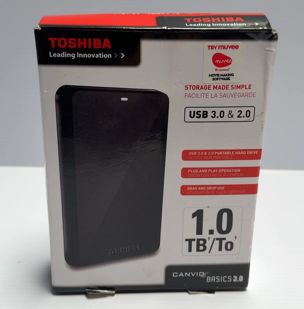 Toshiba 1 TB External Hard Disk Drives for sale | eBay