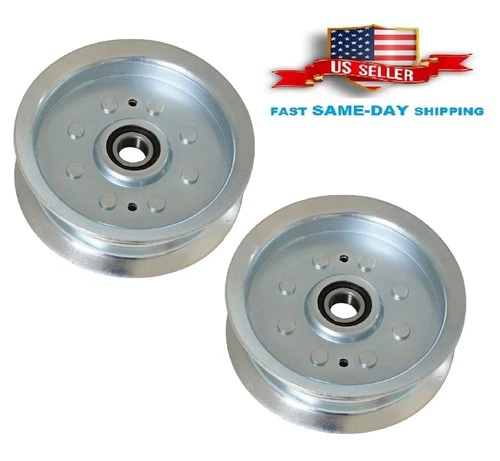 2 Pcs Kit For MURRAY MT100 & MT200 Deck Flat Idler Pulley MYT4213500 MYT4219000