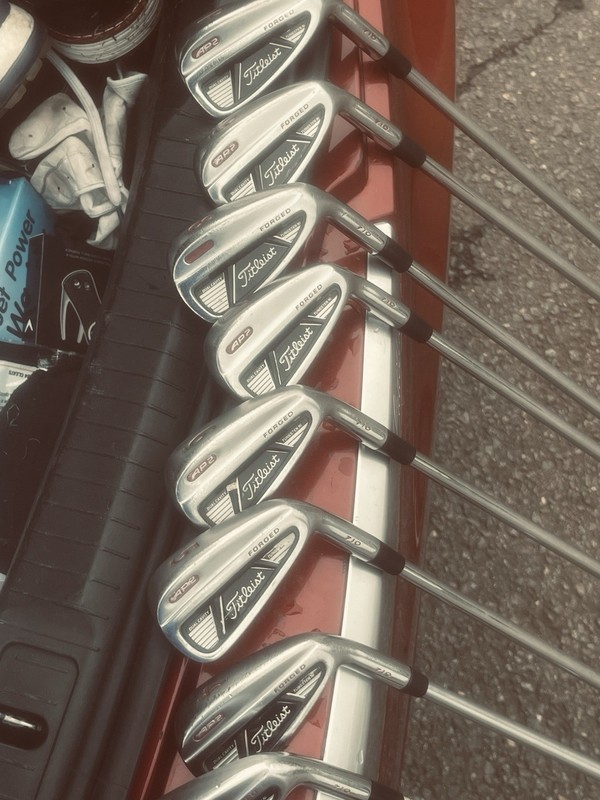 Titleist AP2 Iron Set 3-PW Right-Hand Stiff Steel Shafts 8 Clubs Silver