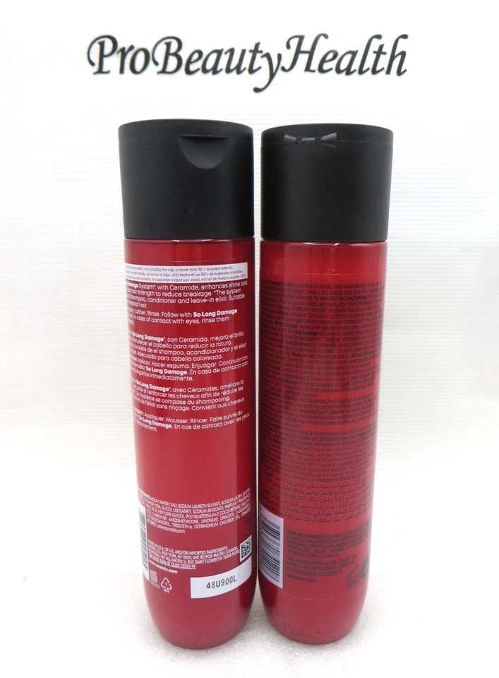 MATRIX TOTAL RESULTS SO LONG DAMAGE Shampoo & Conditioner 10.1 oz Duo! - Image 2 of 2