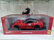 7& Ferrari 599 XX Rouge 1/18 Hot wheels + Boite