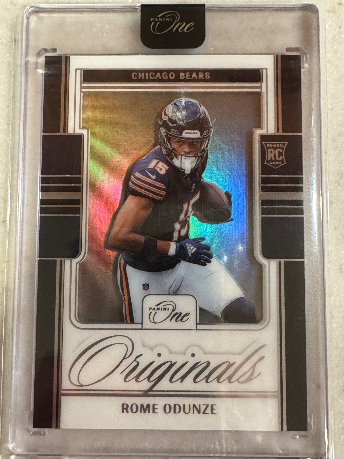 2024 Panini One - One Originals Rome Odunze #OO-ROE (RC)