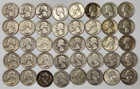 Silver Washington Quarters Full Roll (40)  90% Silver Mixed Dates 1932 -1964
