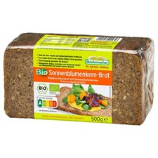Mestemacher Pain Bio au Seigle Complet aux Graines de Tournesol 500 g