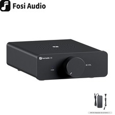 Fosi Audio V3 TPA3255 Amplifier Audio Stereo Class D 2 Channel HiFi 48V