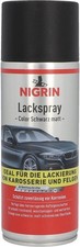 NIGRIN Lackspray 400 ml mattschwarz Autolack für Felgen und Karosserie