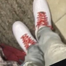 Supreme Shoe Laces Red AF1  160 cm 63 in