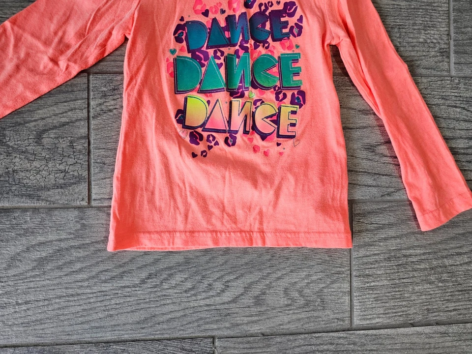 Девочка Circo блузка рубашка верхний длинным рукавом размер XS 4/5 многоцветный танец графика - Изображение 4 из 4