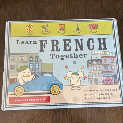 Learn French Together Educational Activity Set: Living Language - NIB Sealed!