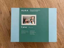 NEW Aura Carver 10.5 in Digital Picture Frame, Clay with White Mat Model: AF900