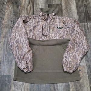 Drake Waterfowl Magnattach Camo Waterproof Duck Hunting Jacket - Youth Size 8