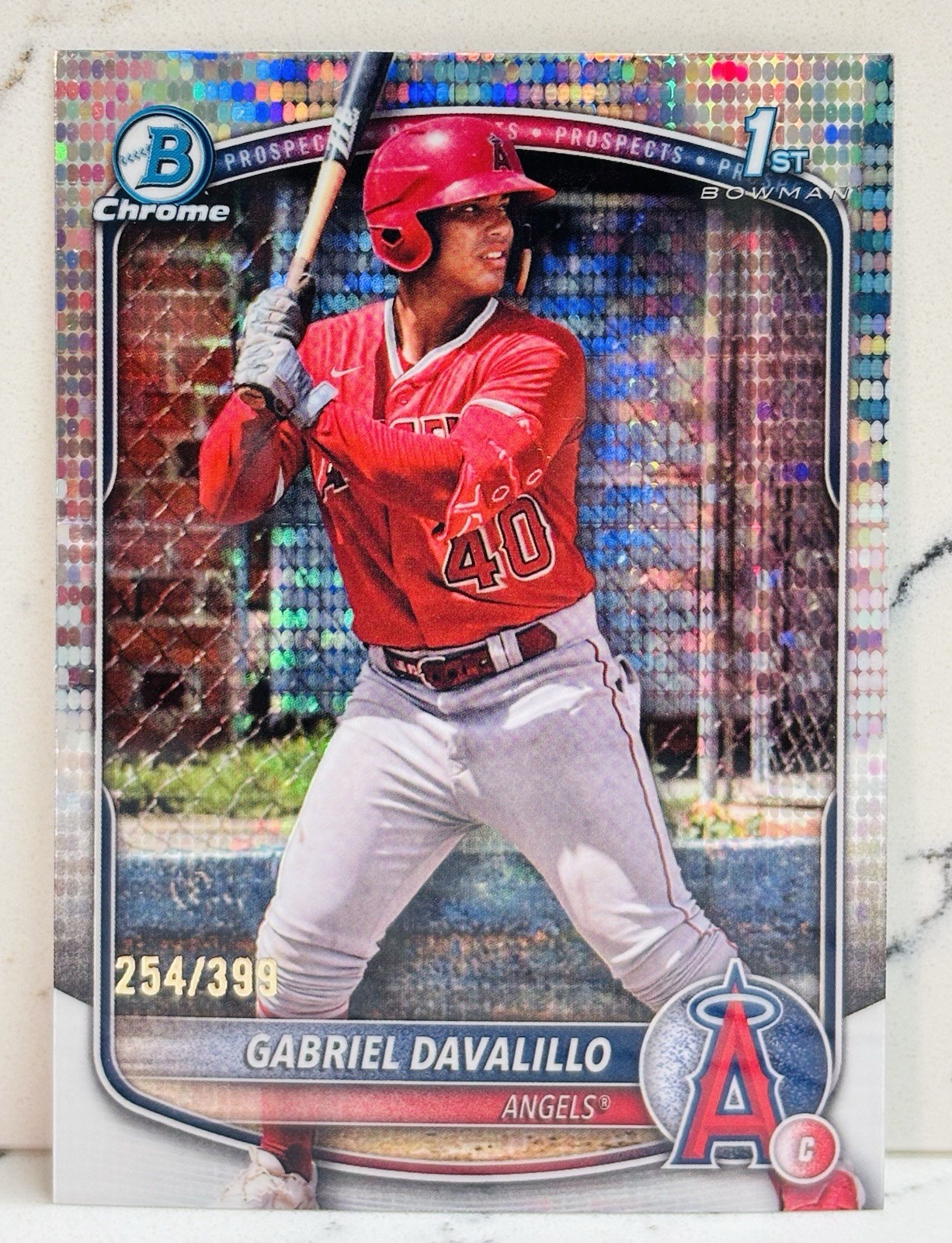 2025 Bowman Chrome #BCP-178 Gabriel Davalillo Silver Pulsar /399