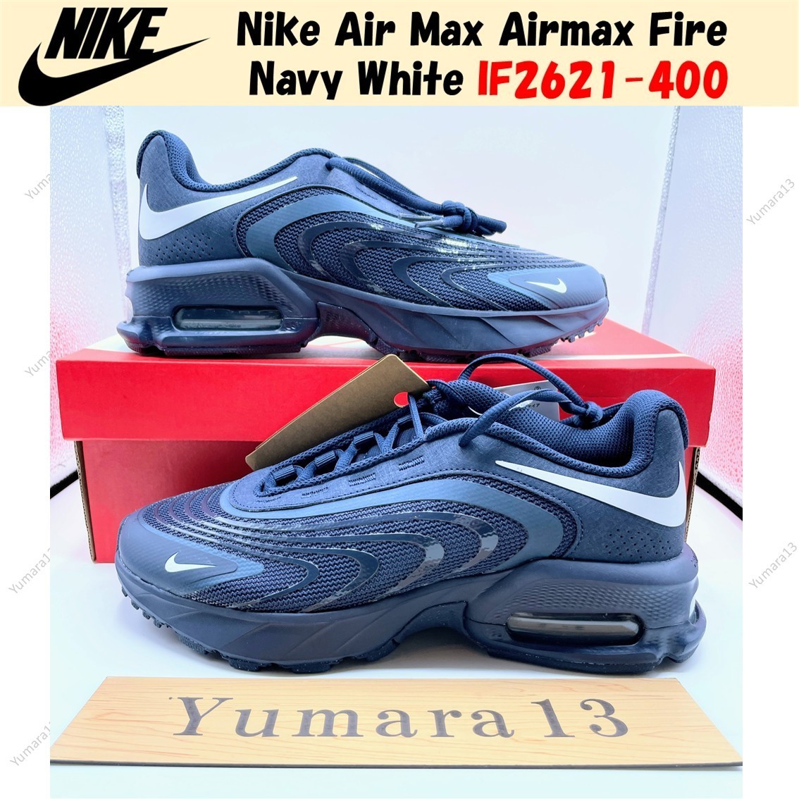 NIKE / ローカットスニーカー/26.5cm/NVY/IF2621-400 Nike Air Max Airmax Fire Navy White IF2621-400 Men's Size | eBay