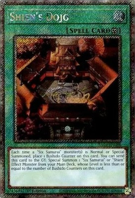 Shien's Dojo - RA04-EN088 - Platinum Secret Rare - 1st Edition x1 - Near Mint