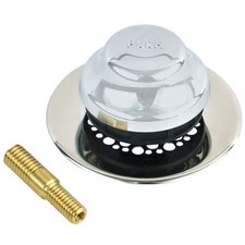 Watco 48751-Pp-Cp-G Drainstopper, Dia.2-7/8", Plstic, Ss, Chrome