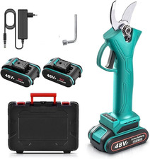 FORBICE DA POTATURA CESOIA DOPPIA BATTERIA DA 48V +VALIGIA 48V 