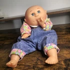 Vintage Uneeda Cabbage Patch Preemie Baby Doll Look Alike Blue Sleep Eyes 2001