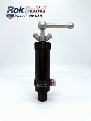 #ad RS V152 Pressure Relief Valve 10000 PSI 700 BAR Compare To Enerpac BVA CVR3 NEW $249.99