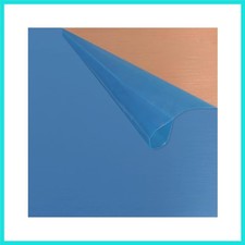 1 Pieces 99.9 Pure Copper Sheet, 8" x 8", 18 Gauge1mm Thickness, Film Attach...