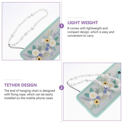 Mobile Phone Decoration Anti-slip Chain Lanyarp Cell Neck Lanyard - 第 7/12 張圖片