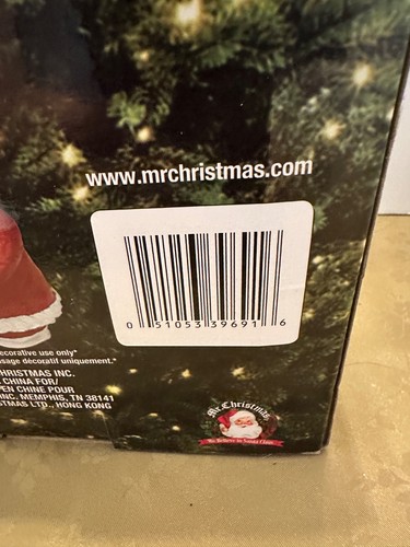 Mr Christmas Goodnight Lights Blow Out Santa's Candle For Tree On/Off 2019 - Picture 7 of 16