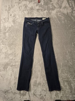 DIESEL Doozy Wash 008FE Stretch Jeans Straight Blue Denim size 30