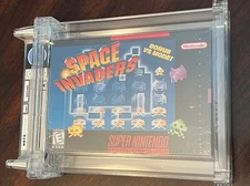 1997 Space Invaders SNES sealed WATA 8.5!!
