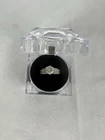 Vintage 925 Sterling Silver Engagement Ring .. 8.5