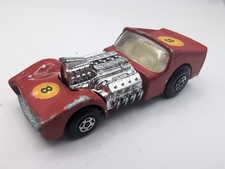 Matchbox Superfast 19b Road Dragster, Red Body, UB, "8" Labels 