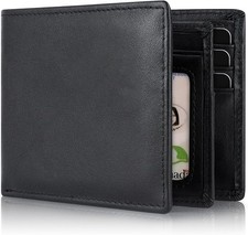 Cartera De Cuero Para Hombre Billetera Carteras Corta Cartera De Moda Clasico