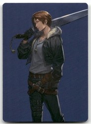 Squall, SeeD Mercenary Art Card #47 Final Fantasy Art Series