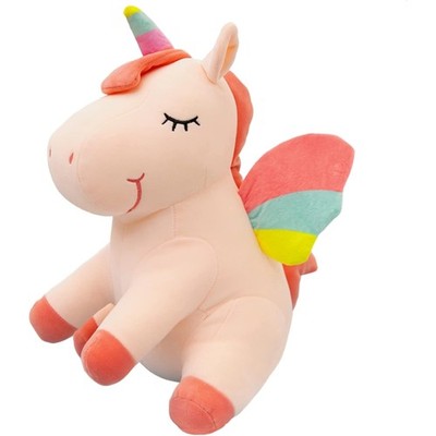 Einhorn Stofftier, Plüsch, Kuscheltier, Kissen, Kinder, Mädchen, rosa