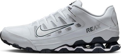 Nike Reax 8 TR Men's Workout Shoes (White/Classic Charcoal/Pure Platinum/Metalli