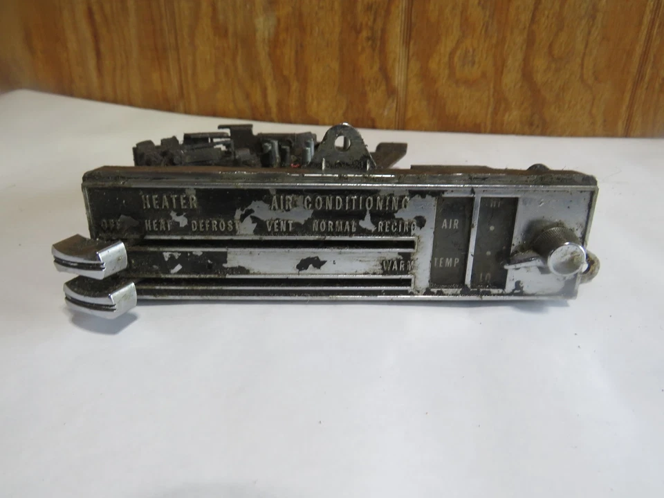 68 1968 69 1969 Oldsmobile Cutlass 442 calefacción aire acondicionado interruptor de control de clima Foto 3 de 4