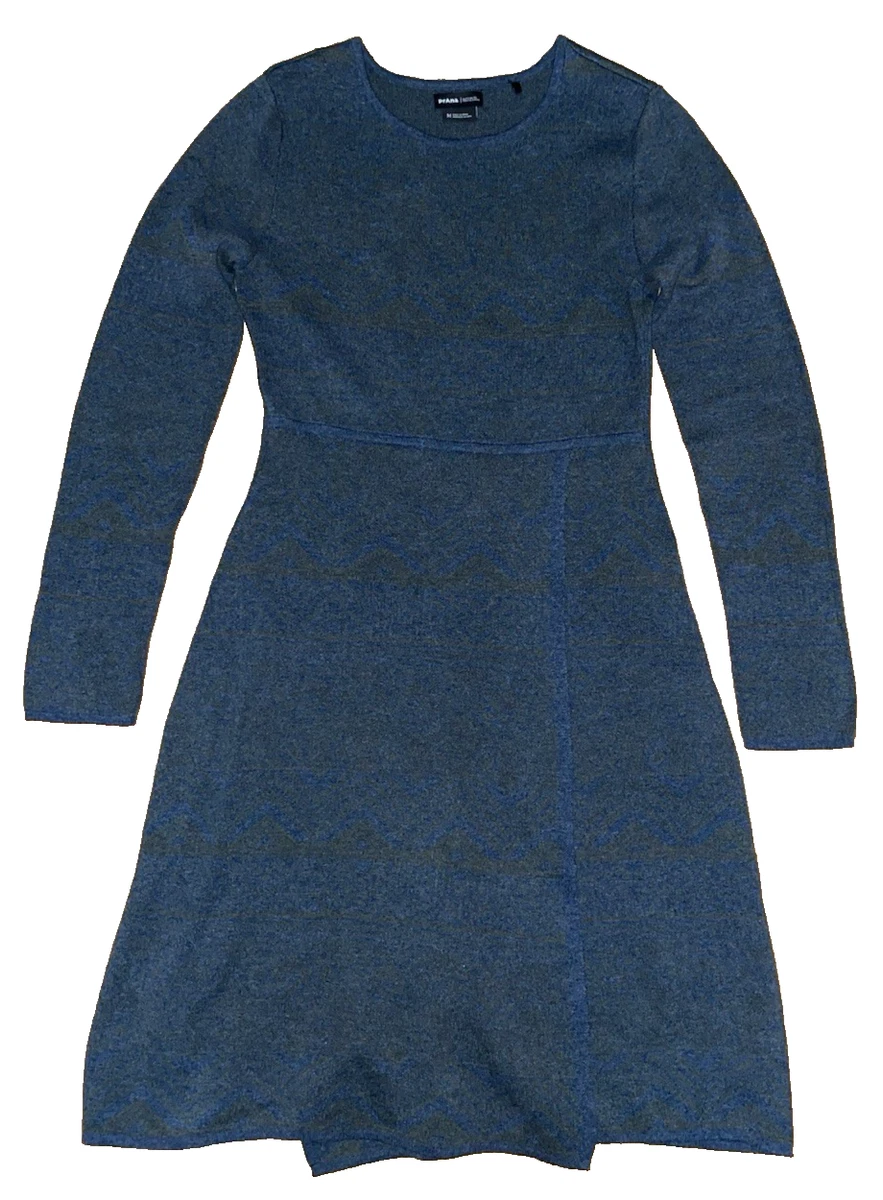 prana long sleeve dress Women's prAna Foundation Rib Long Sleeve Dress