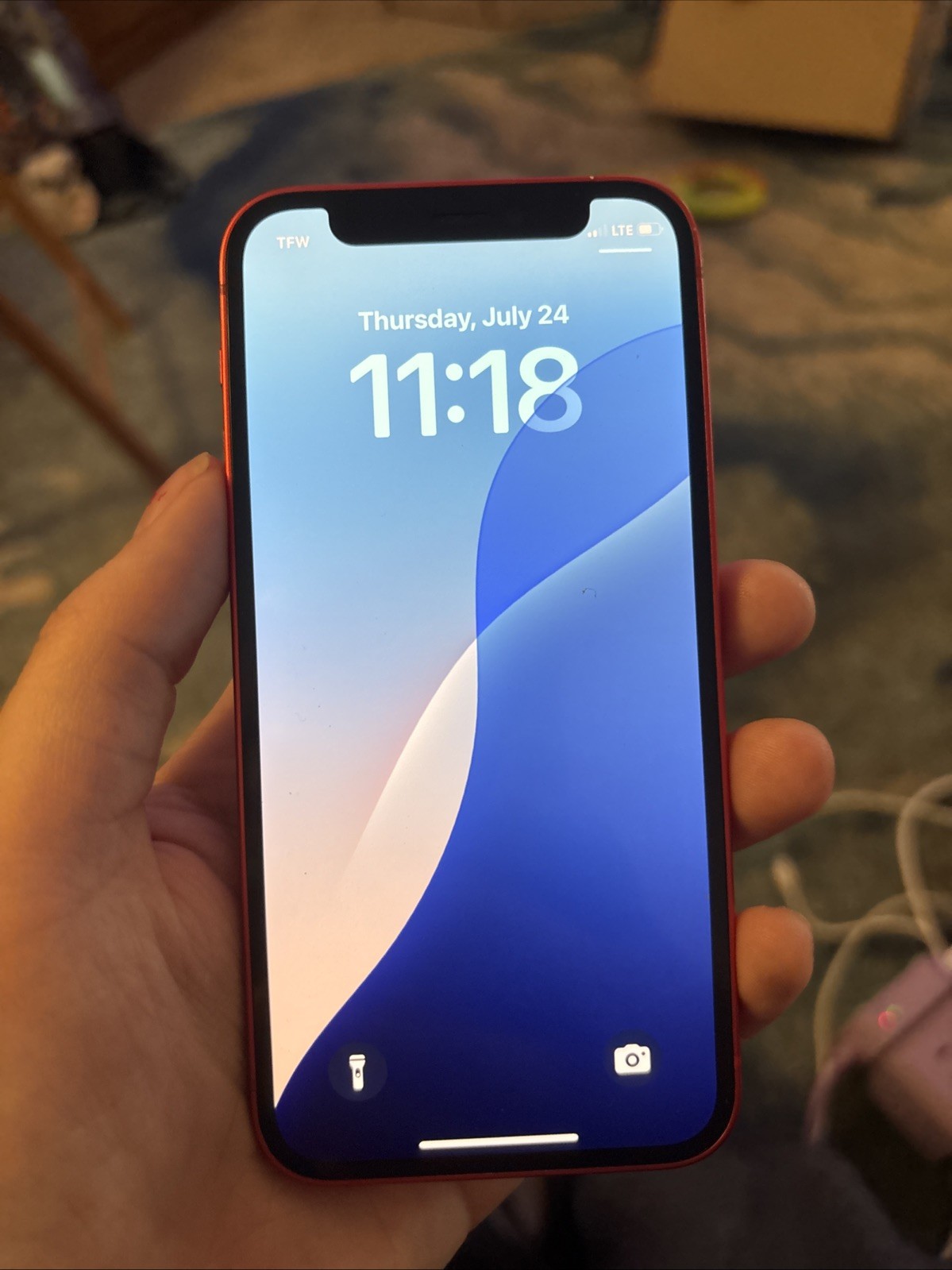 Apple iPhone 12 Mini Red Smartphone - Face ID, iOS Technology