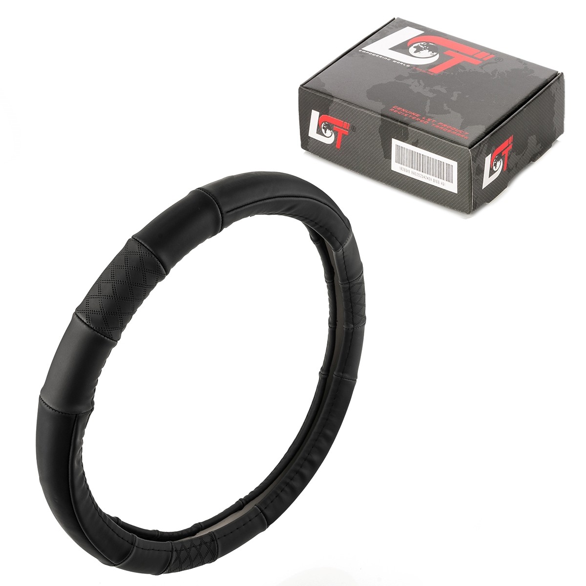 Steering wheel cover Ø 38x9 cm 15x3.5 inches anthracite for DAIMLER