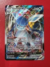 Carta Pokemon Glaceon VMAX 041/203 Evolving Skies Holo rara VMAX Full Art Holo quasi nuova