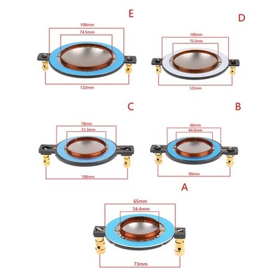 Verbessern Sie die Leistung Ihres Lautsprechers mit 34 4 mm 74 5 mm Kern Hochtöner Schwingspule