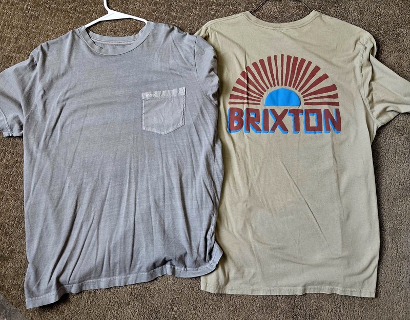 Brixton And RVCA T-shirt Lot Men's XL